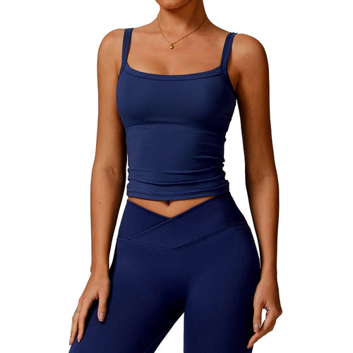 Brushed Vest Workout Clothes Bra High Strength Sports Underwear